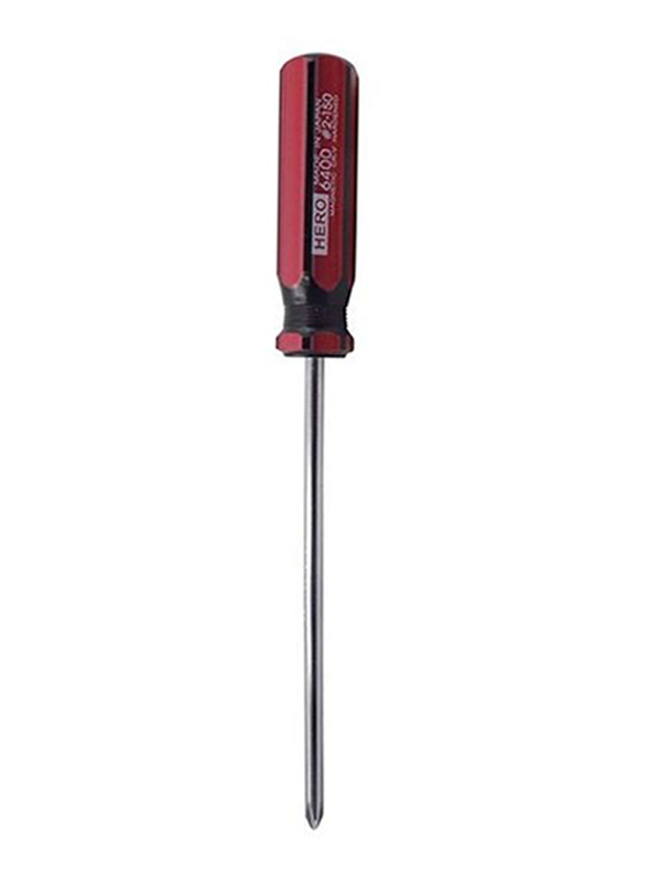 Hero Shining Line Colour Screwdrivers, 6400-8-inch*#2, Red/Black