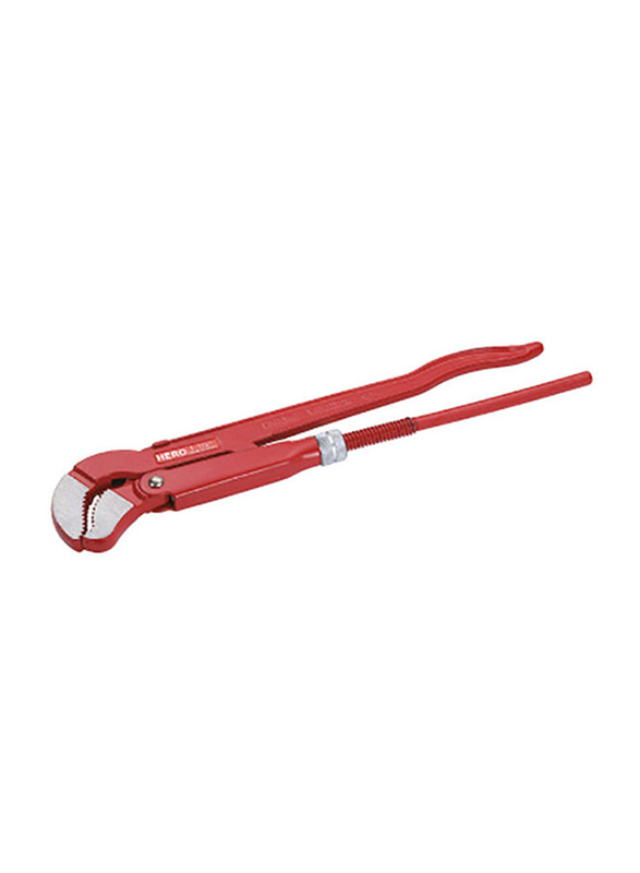 Hero 0 S-Type 45 Degree Pipe Wrench, Red