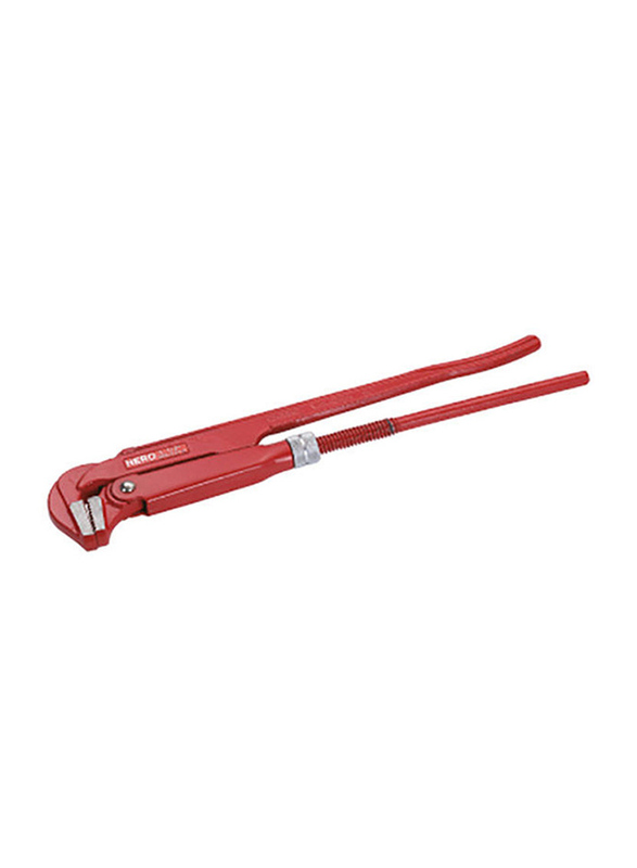 Hero 1.5-inch 90 Degree Pipe Wrench, Red