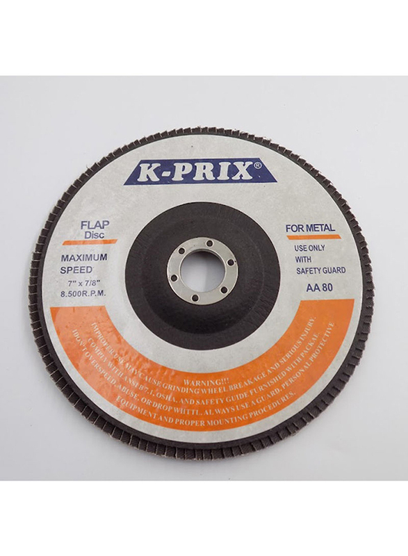 Prix Metal Flap Disc 80 Grade, Multicolour