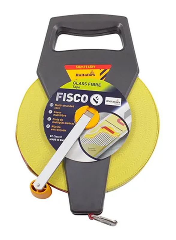 Fisco 50-Meter Ranger Measuring Tape, Black/Yellow