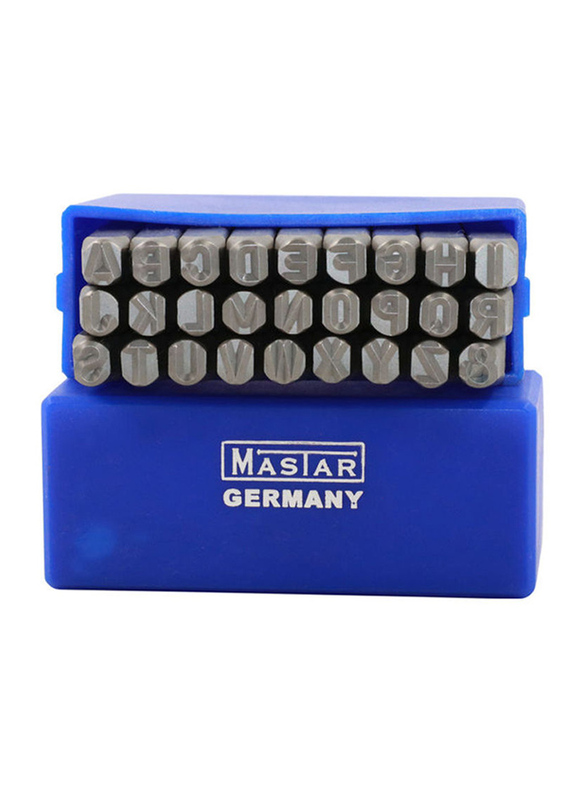 Master 4mm Letter Punches, Silver