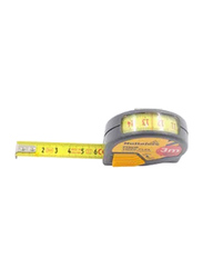 Fisco Video Flex Measuring Tape, Grey/Yellow