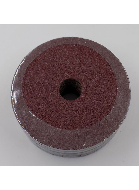 Prix 25-Piece Aluminium Oxide Sanding Disc 4-1 Box, 24 Grit, Brown