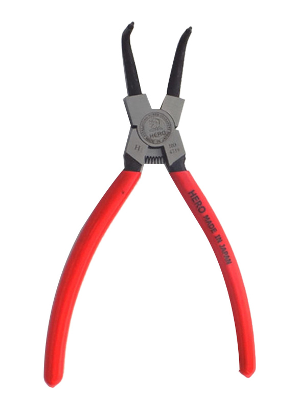 Hero 90 Degree Internal Circlip Pliers Bent, HO-4719, Multicolour