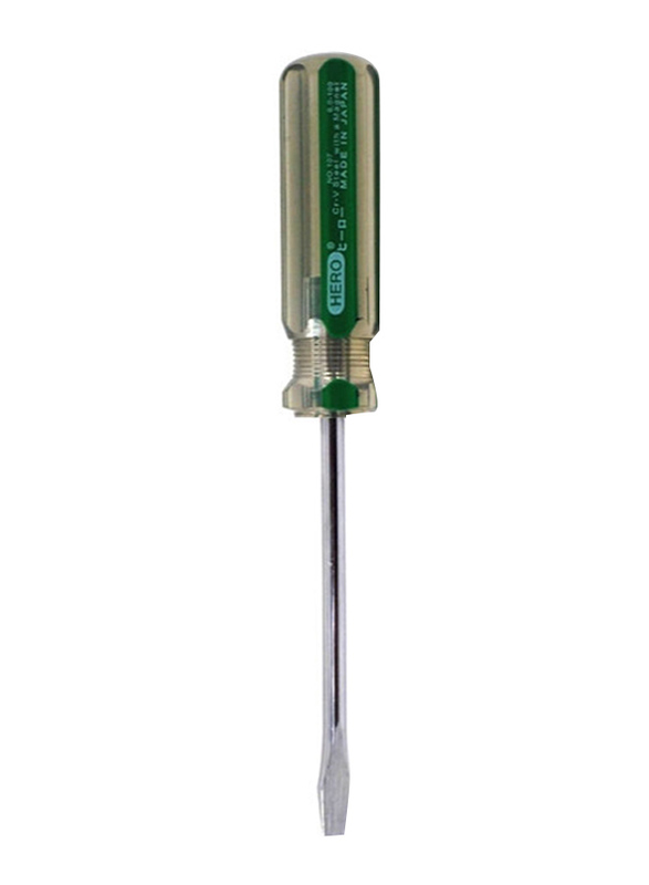 Hero 4-inch Crystal Line Colour Screwdriver 107, Green