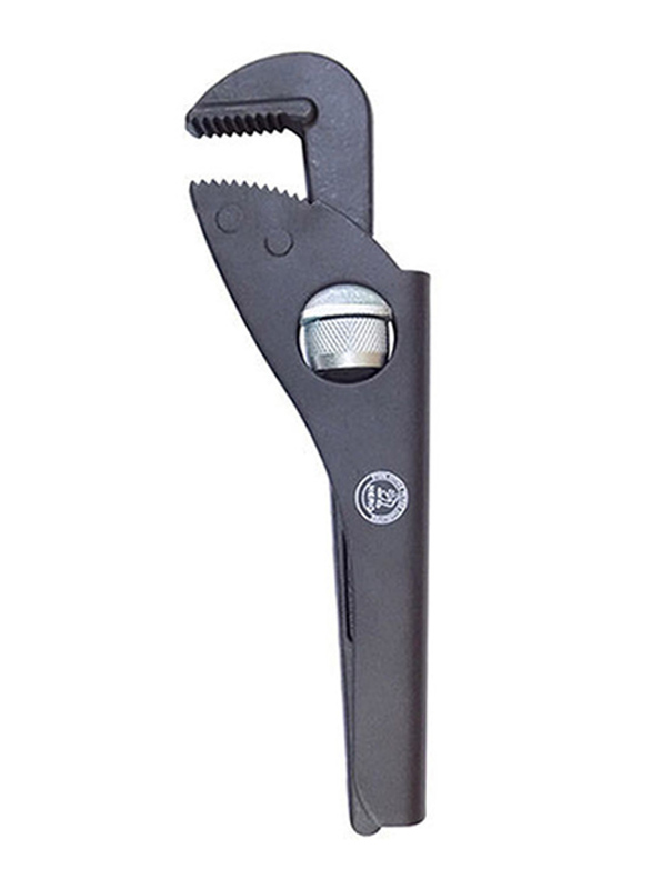 Hero 10.5-inch Pipe Wrench, Black