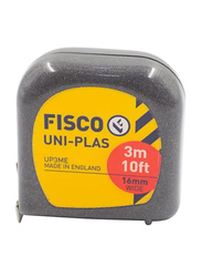 Fisco Uniplas Measuring Tape, Grey/Yellow