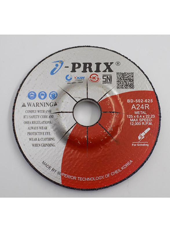 Prix 5-inch Steel Grinding Wheel, Multicolour