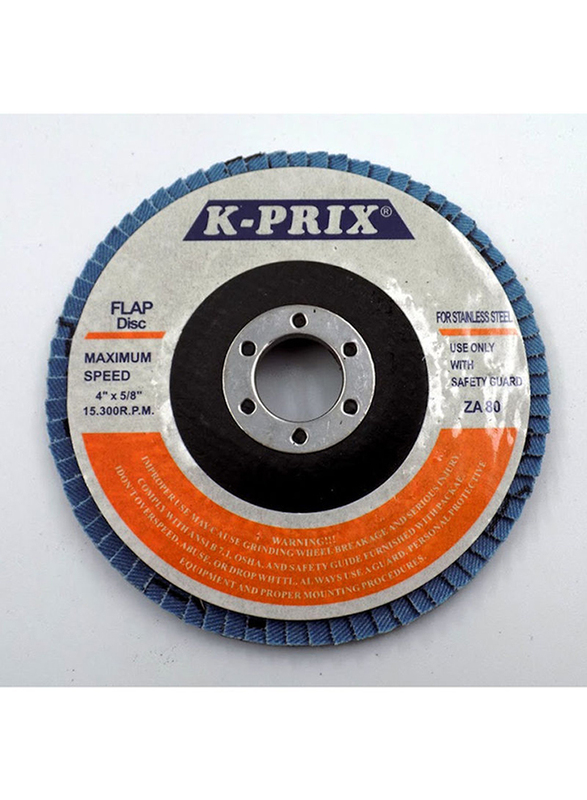 Prix Stainless Steel Flap Disc, 80 Grade Multicolour