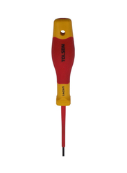 Tolsen Slotted Screwdriver, Red/Yellow