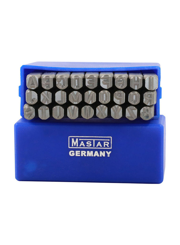 Master 8mm Letter Punches, Silver