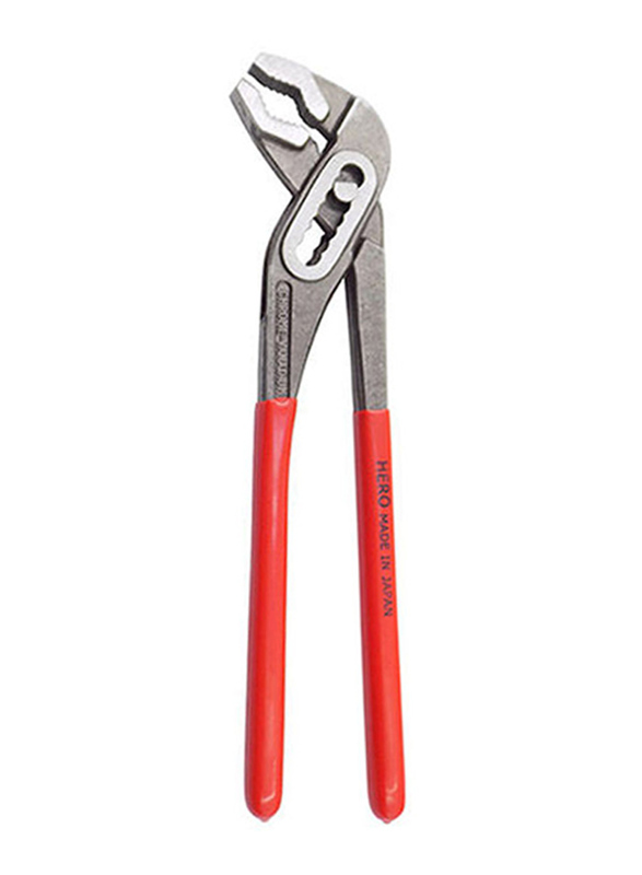 Hero 7-inch Water Pump Plier, Red