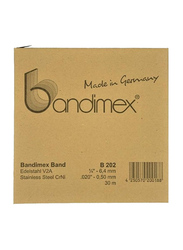 Bandimex 1/4-inch Stainless Steel Band Heavy Duty, Silver