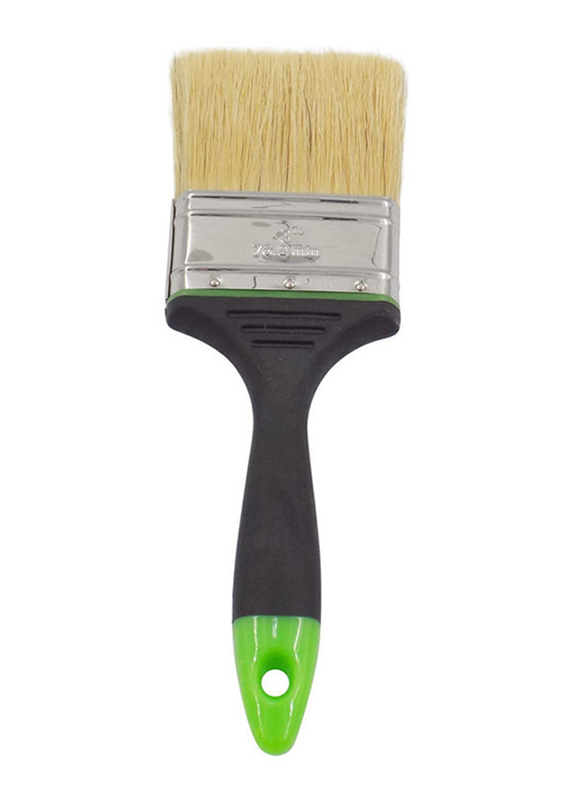 Hero Precision Paint Brush, 3 inch, Black/Green