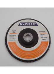 Prix 7-inch Metal Flap Disc, 40 Grade Multicolour