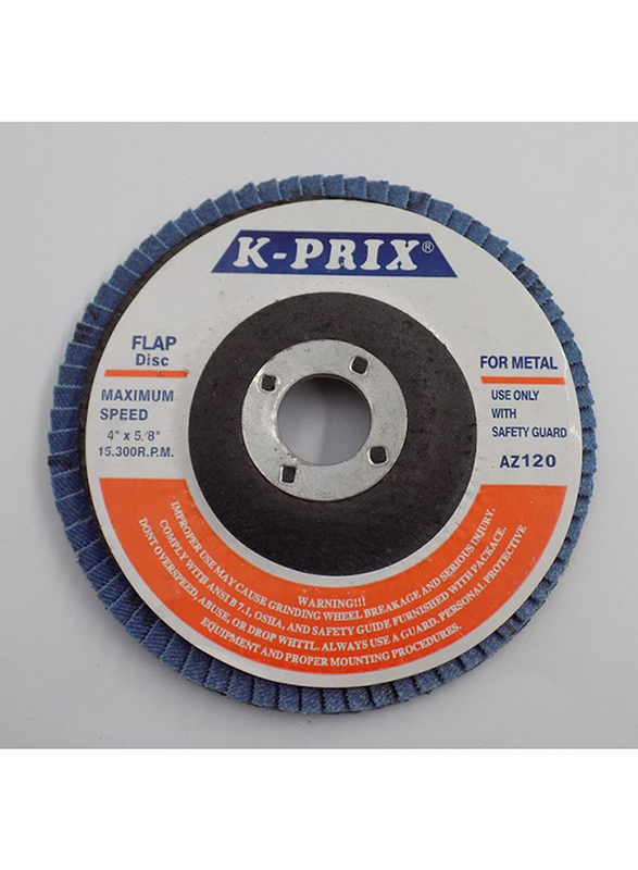 Prix Stainless Steel Flap Disc 120 Grade, Multicolour