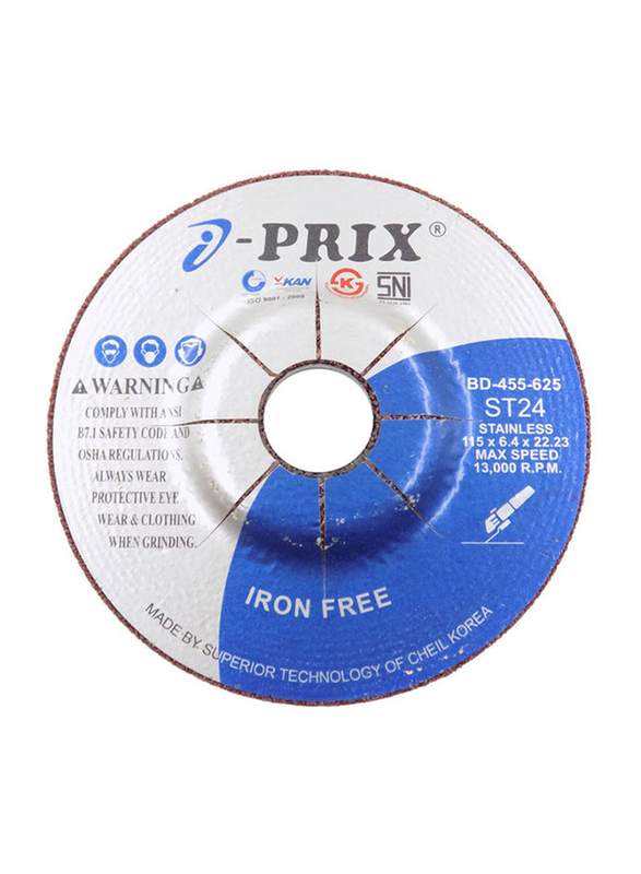 Prix Plix Stainless Steel Grinding Wheel, Multicolour