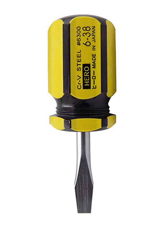 Hero 1.5-inch Line Colour Screwdriver, Yellow