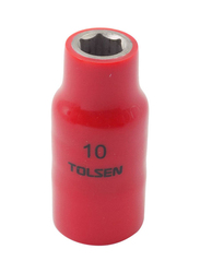 Tolsen Insulated Socket, Red