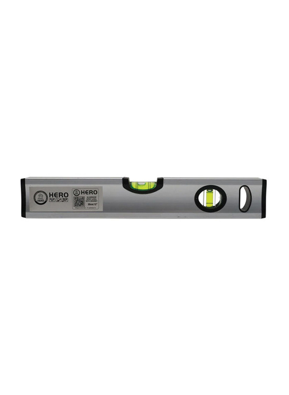 Hero 40 cm Tools Aluminium Spirit Level with Magnet, Grey