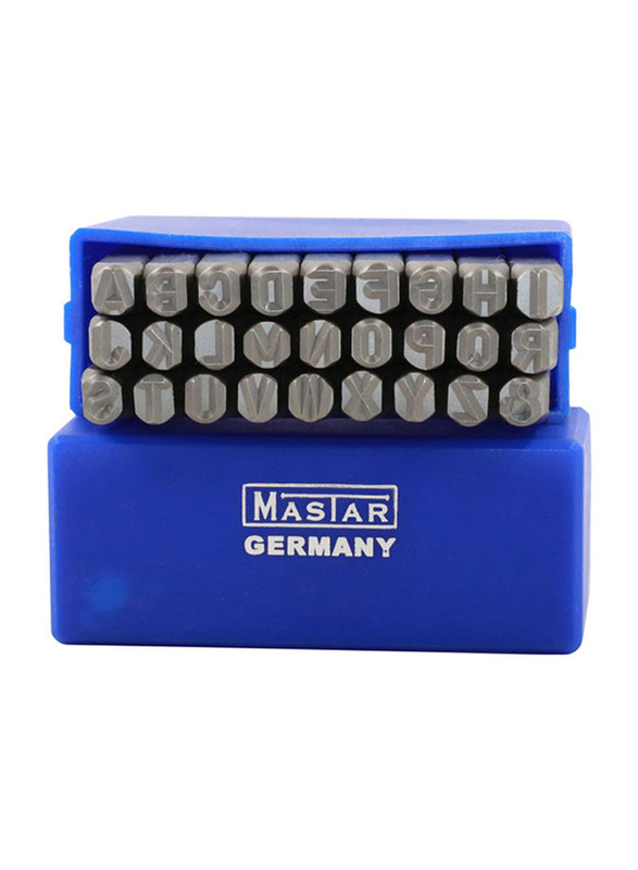 Master 10mm Letter Punches, Silver