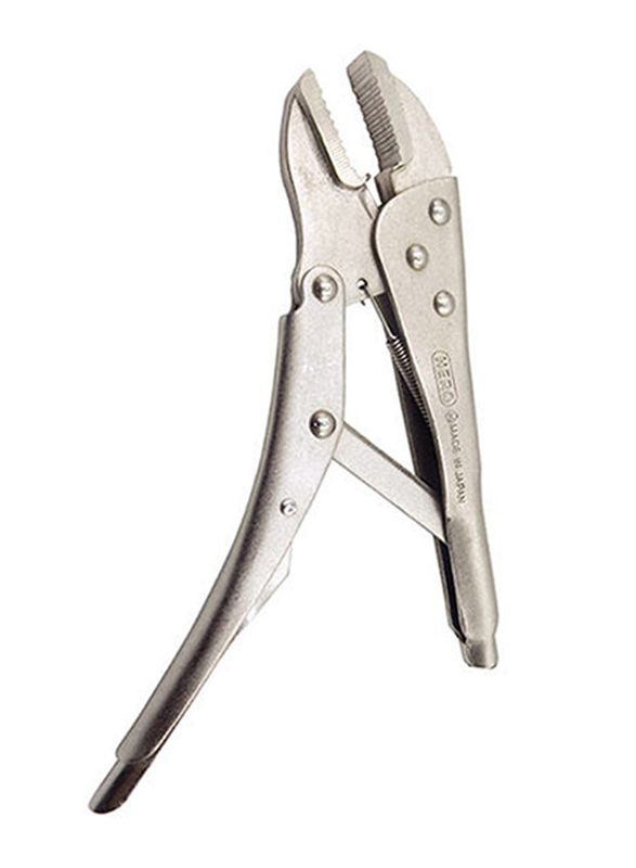 Hero 10-inch Locking Plier Straight, Silver