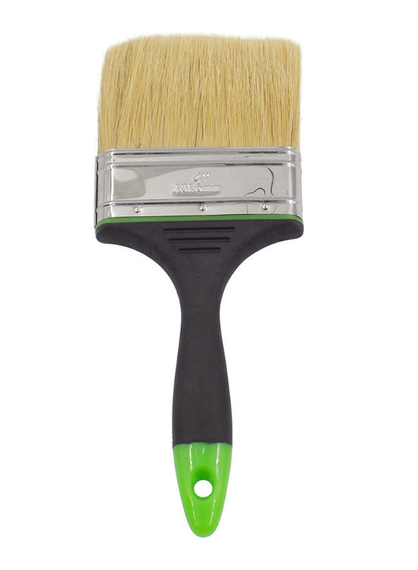 Hero Precision Paint Brush, 4 inch, Black/Green