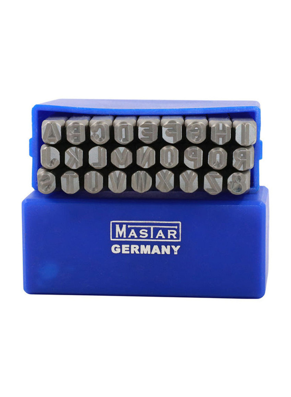 Master 3mm Letter Punches, Silver