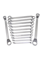 Hero 12-Piece Tools Ring Spanner Set, M6x32, Silver