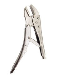 Hero 7-inch Locking Plier Straight, Silver