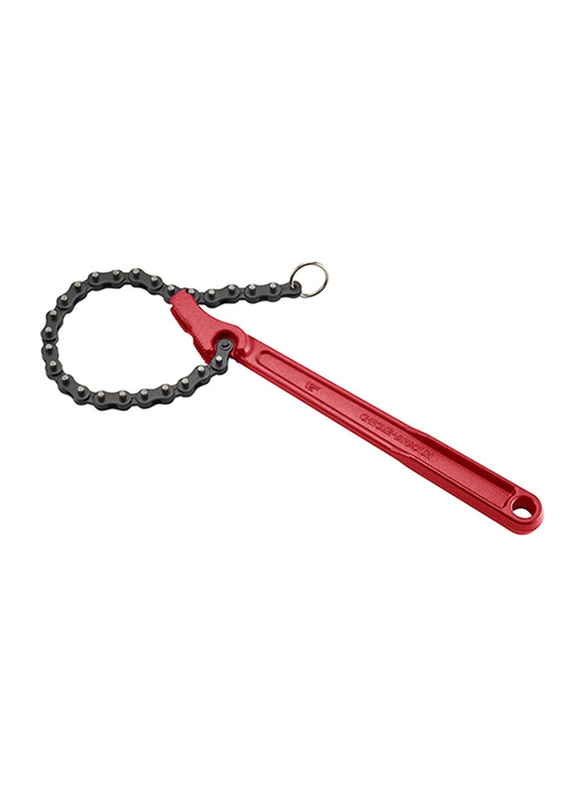 Maxclaw Heavy Duty Chain Wrench, Red/Black