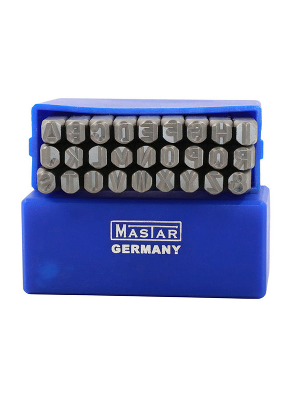 Master 12mm Letter Punches, Silver