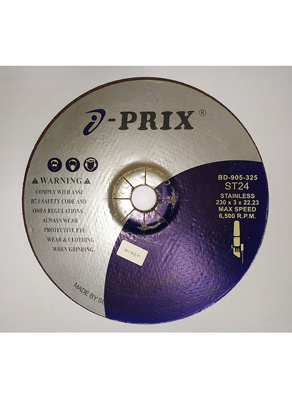 Prix 9-inch Stainless Steel Cutting Wheel, Blue