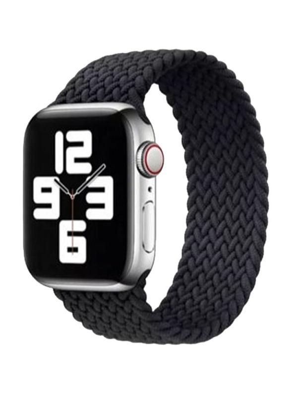 Protect Braided Solo Loop Watch Band for Apple Watch 38mm/40mm/41mm, Black