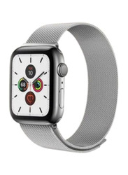 Protect Milanese Stainless Steel Watch Strap for Apple Watch 42mm/44mm/46mm, Silver