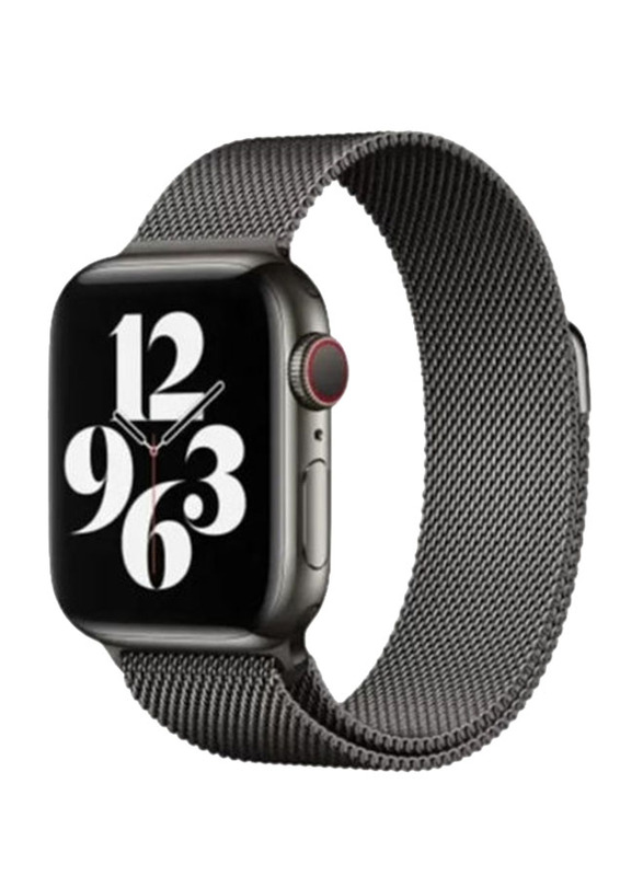 Protect Milanese Stainless Steel Watch Strap for Apple Watch 42mm/44mm/46mm, Grey