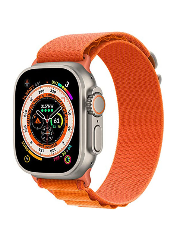 Protect Alpine Loop Apple Watch Ultra Polyester Band for Apple Watch 42mm/44mm/45mm/49mm, Orange