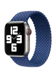 Protect Braided Solo Loop Watch Band for Apple Watch 42mm/44mm/46mm, Blue