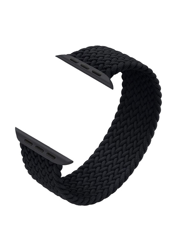Protect Braided Solo Loop Watch Band for Apple Watch 42mm/44mm/46mm, Black