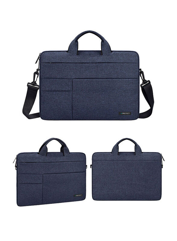 

Protect 15-Inch Water Resistant Top Loader Laptop Bag, BLT15.5BLU, Blue