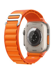 Protect Alpine Loop Apple Watch Ultra Polyester Band for Apple Watch 42mm/44mm/45mm/49mm, Orange