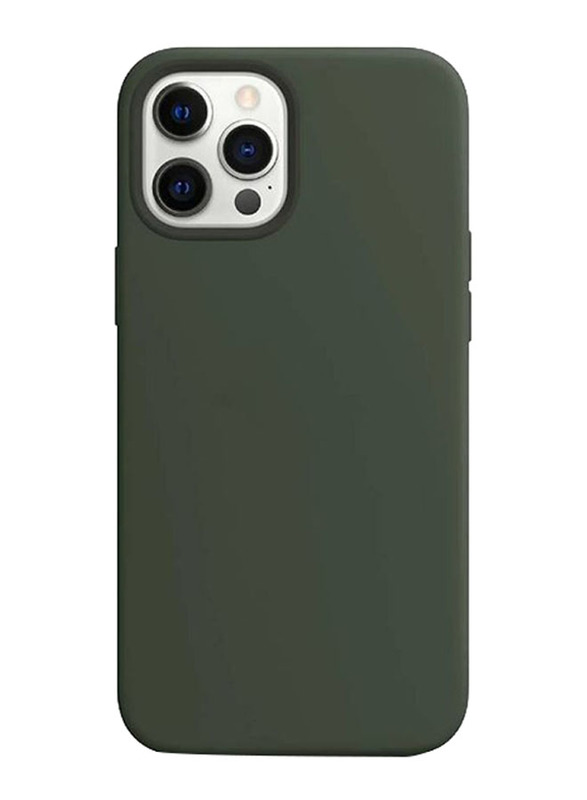 Protect iPhone 12 Pro Max Silicone Case, Green