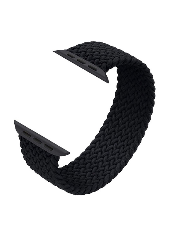Protect Braided Solo Loop Watch Band for Apple Watch 38mm/40mm/41mm, Black