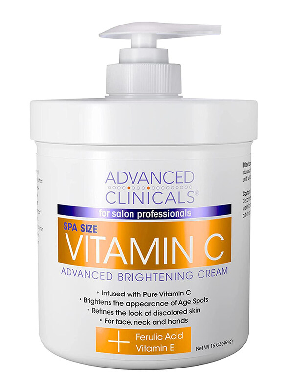 

Other Brand Advanced Clinicals Vitamin C Advanced Brightening Cream, 16 Ounce