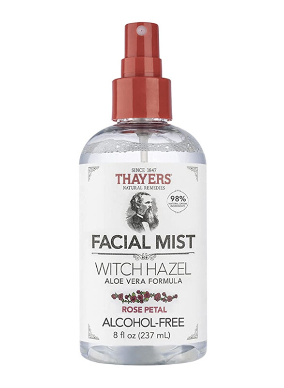 

Thayers Alcohol-Free Rose Petal Witch Hazel Toner Facial Mist, 8 Oz