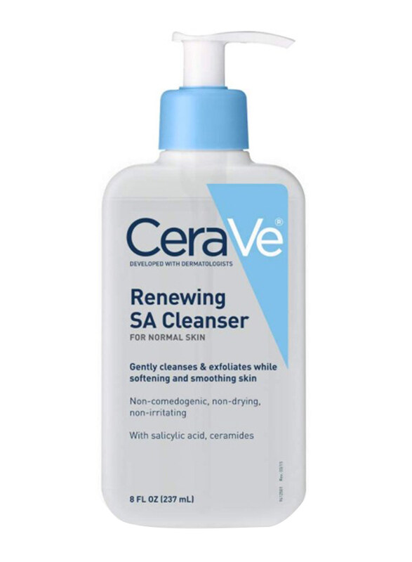 

Cerave Sa Cleanser Salicylic Acid Face Wash with Hyaluronic Acid, Niacinamide & Ceramides Bha Exfoliant for Face, 237ml