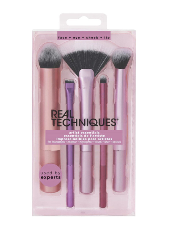 

Real Techniques Artist Essentials Brush Set, Pink