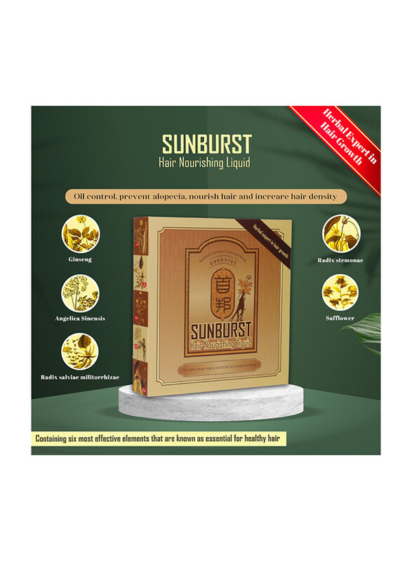 

Sunbrust 6-Piece Hair Regrowth Nourishing Oil, 50ml