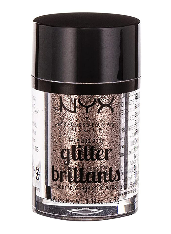 

Nyx Professional Makeup Face & Body Glitter, Bronze 08